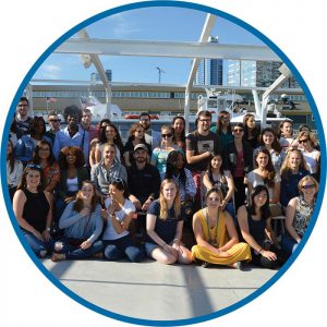 Group Of People Posing For Photo Outdoors